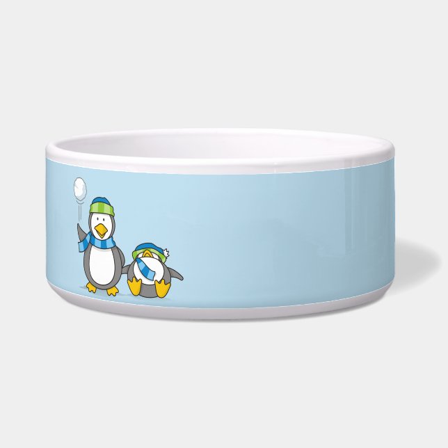 Tigela Pinguins de neve (Esquerda)
