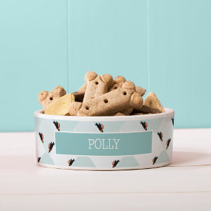 Tigela Pinguins reproduzíveis deslizando no padrão da nev