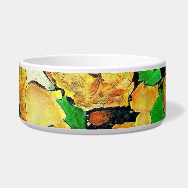 Tigela Pintura A Óleo Retro: Monet Van Gogh (Frente)