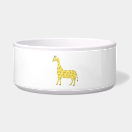 Tigela pintura de girafa