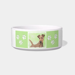Tigela Pintura de Terrier irlandesa - Arte de Cão Origin
