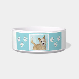 Tigela Pintura Portuguesa do Podengo Pequeno - Arte Origi