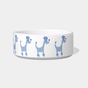 Tigela Pó azul de caricatura Pata Cão