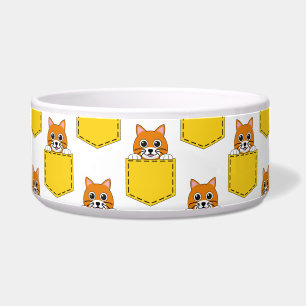 Tigela Pocket Pet Cat Patterno
