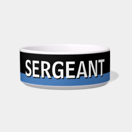 Tigela Policial Thin Blue Line - Oficial Americano