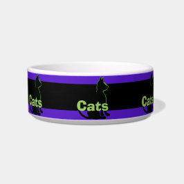 Tigela Pop art moderno CricketDiane do gatinho do gato do