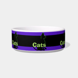 Tigela Pop art moderno CricketDiane do gatinho do gato do