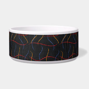 Tigela Portas e Splatter de Pintura Retroativa