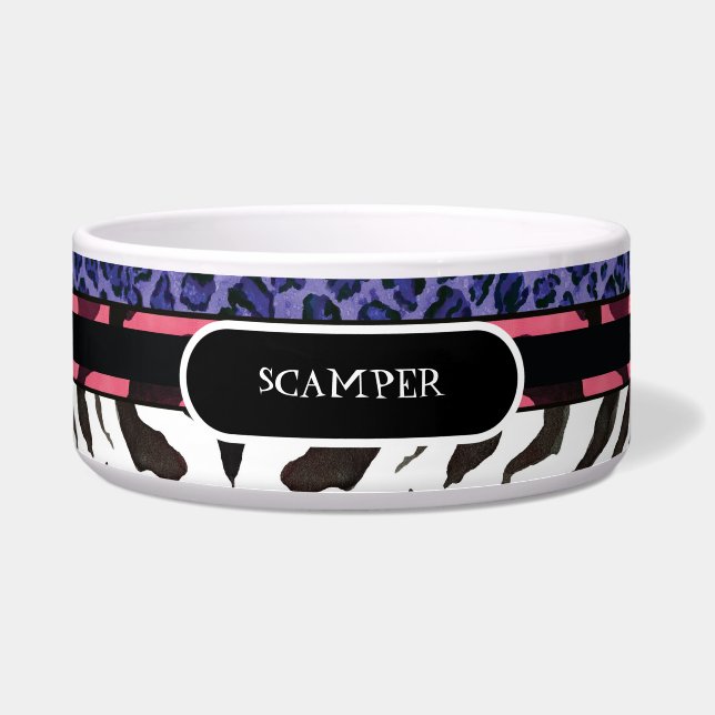 Tigela Prato de alimentação do grande alimento para cães (Frente)