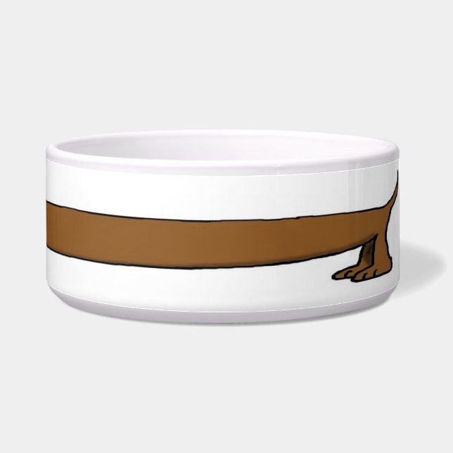 Tigela Prato do cão de Daschund (Direita)