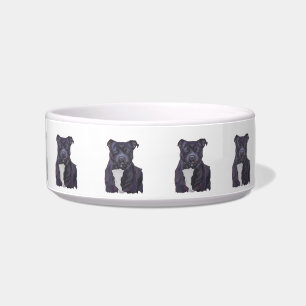Tigela Prato personalizado bull terrier do cão de