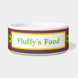 Tigela Pratos bonitos do animal de estimação