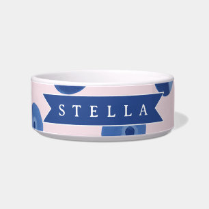 Tigela Presente Personalizado Aquarela Mirtilo Azul Fofo