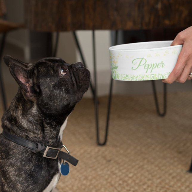 Tigela Presente Personalizado de Pet Bowl de Gato de Cão  (Criador carregado)