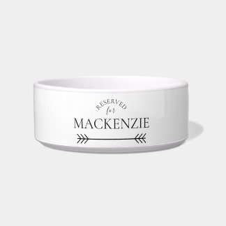 Tigela Presentes Personalizados de Cachorro e Gato com No