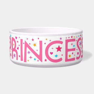 Tigela Princesa Estrela e bacia dos alimentos para