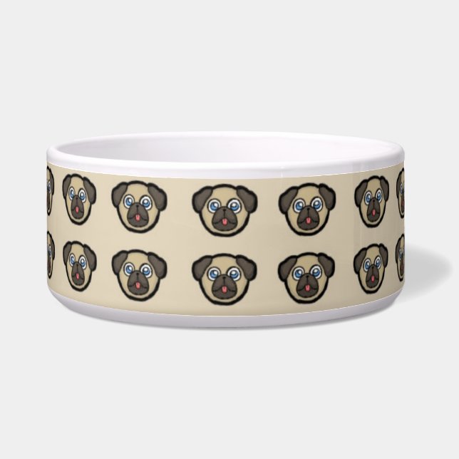 Tigela Pugs (Frente)