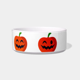 Tigela Pumpkins Cerâmica Pet Bowl