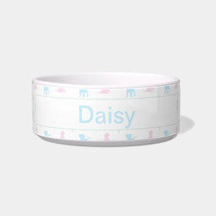 Tigela Puppies Pet Bowl de Pastel Personalizados