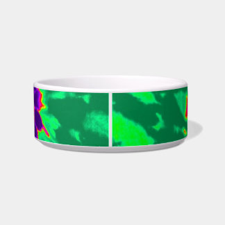 Tigela Púrpura e verde Tie Dye