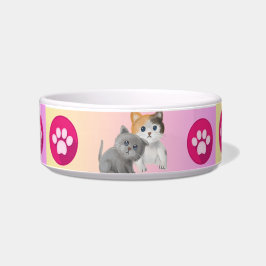 Tigela "Purrfect Pals Bowl"? 💕 🐾