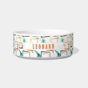 Tigela Quadrados Funky da Era Atômica de Meados do Século