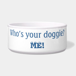 Tigela Quem É Seu Cachorro Quote Cachorro
