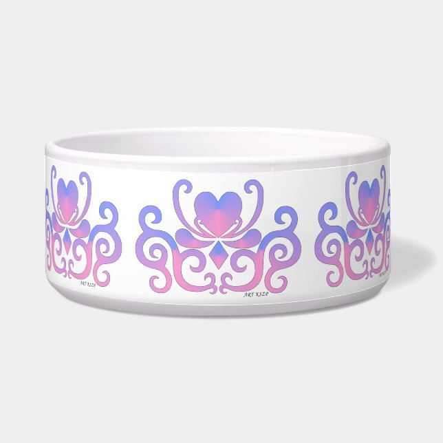 Tigela Rainbow Heart e Lily (Frente)