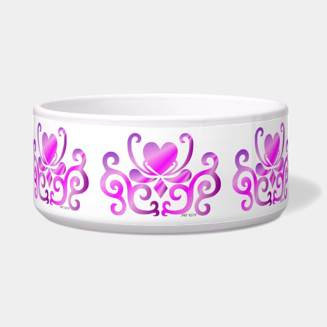 Tigela Rainbow Heart e Lily (Frente)