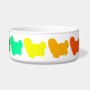 Tigela Rainbow Shih Tzu Pet Bowl