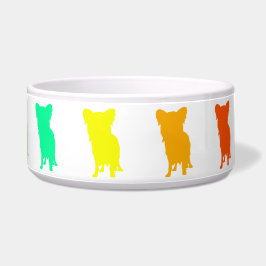 Tigela Rainbow Yorkie Pet Bowl