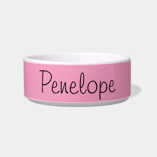 Tigela Rapariga Rosa Personalizada