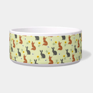 Tigela Raposa e Coelho: creme