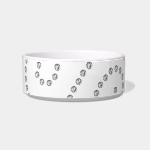 Tigela Redemoinhos brancos dos diamantes