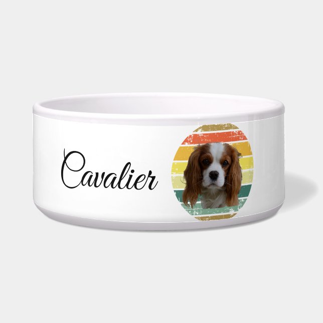 Tigela Retro 1980 Blenheim Cavalier King Charles Spaniel  (Frente)