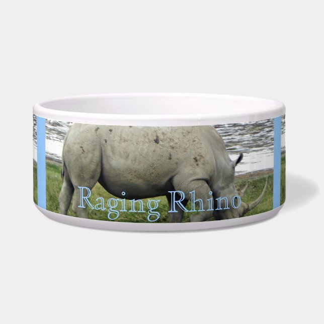 Tigela Rinoceronte Raging (Frente)