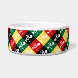 Tigela Rooster Português do Padrão Colorido de Barcelona