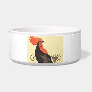 Tigela Rooster Steinlen Cocorico Arte Francesa