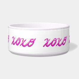 Tigela rosa xoxo