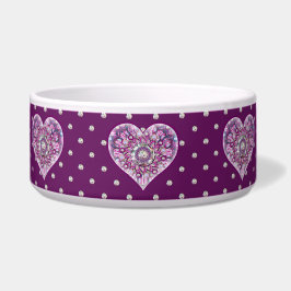 Tigela Rosace vermelho cardinal