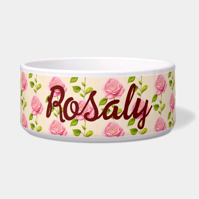 Tigela Rosen Muster rosa pink (Frente)