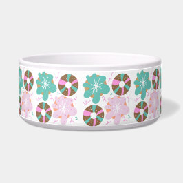 Tigela Rosquinhas Rosa de Natal