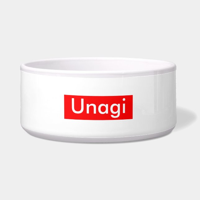 Tigela Rótulo Unagi (Frente)