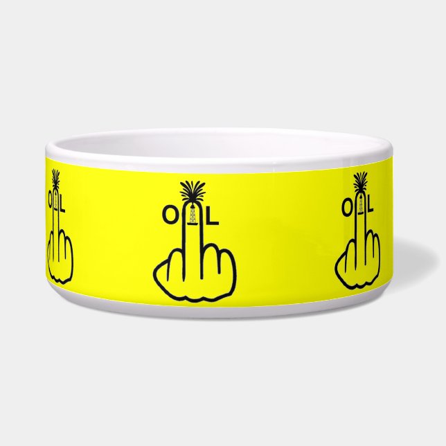 Tigela Sacudir De Óleo De Pet Bowl (Esquerda)