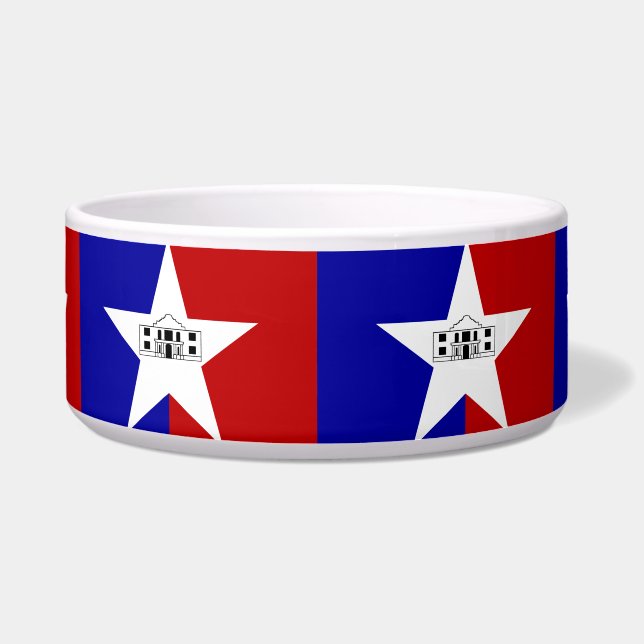 Tigela San Antonio Flag Pet Bowl (Frente)