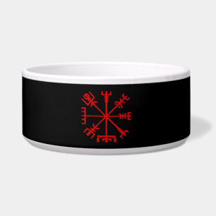 Tigela Sangue Red Vegvísir (Viking Compass)