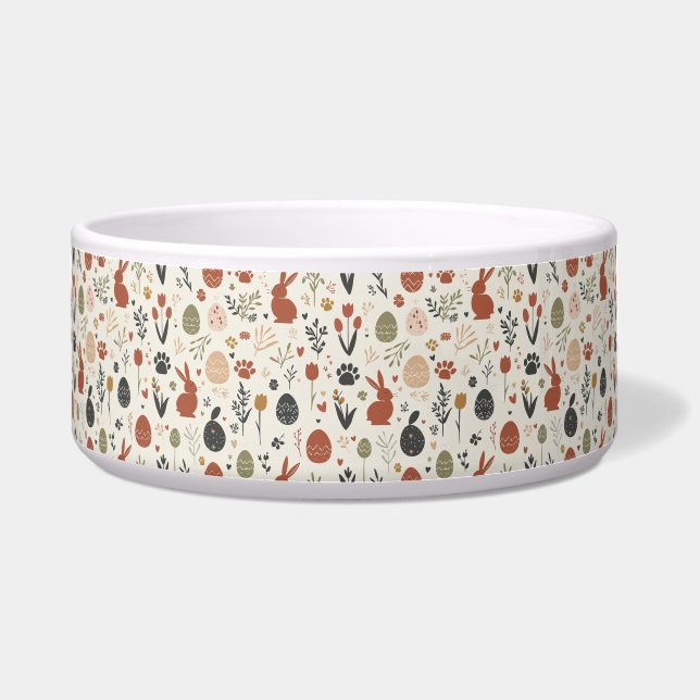 Tigela Scandinavian Easter Pet Bowl – Minimal Nordic (Frente)