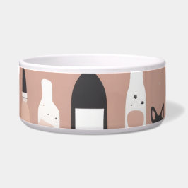 Tigela Scandinavian Valentine’s Dog Bowl – Nordic Hearts