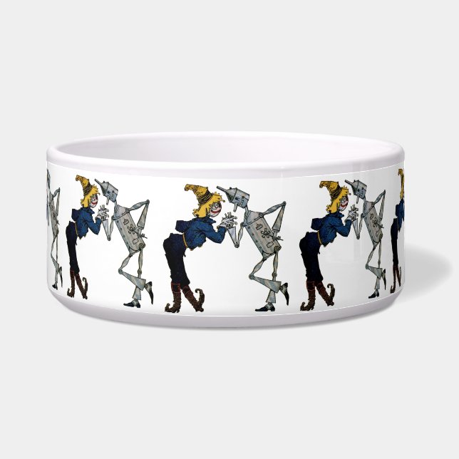 Tigela Scarecrow e Tin Man Pet Bowl (Frente)