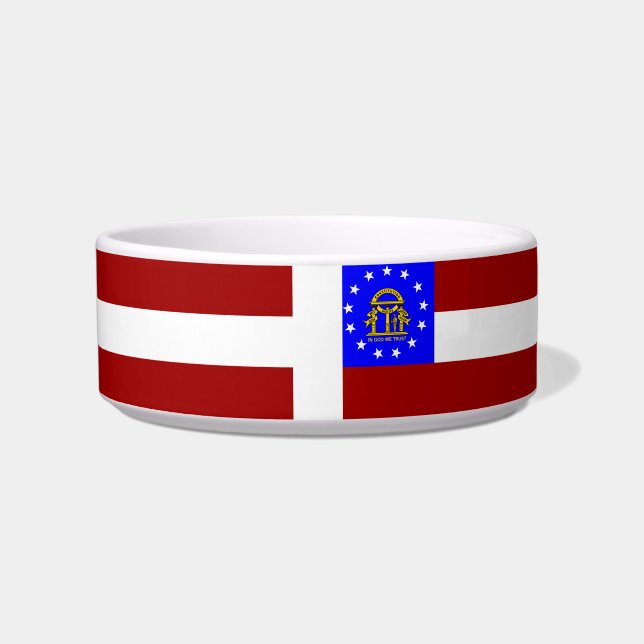 Tigela Selo da bandeira dos EUA da Geórgia (Frente)